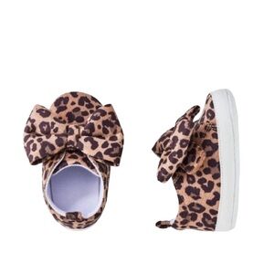 Baby Girl 3-6 Months Leopard Sneakers with Bow Cat & Jack™